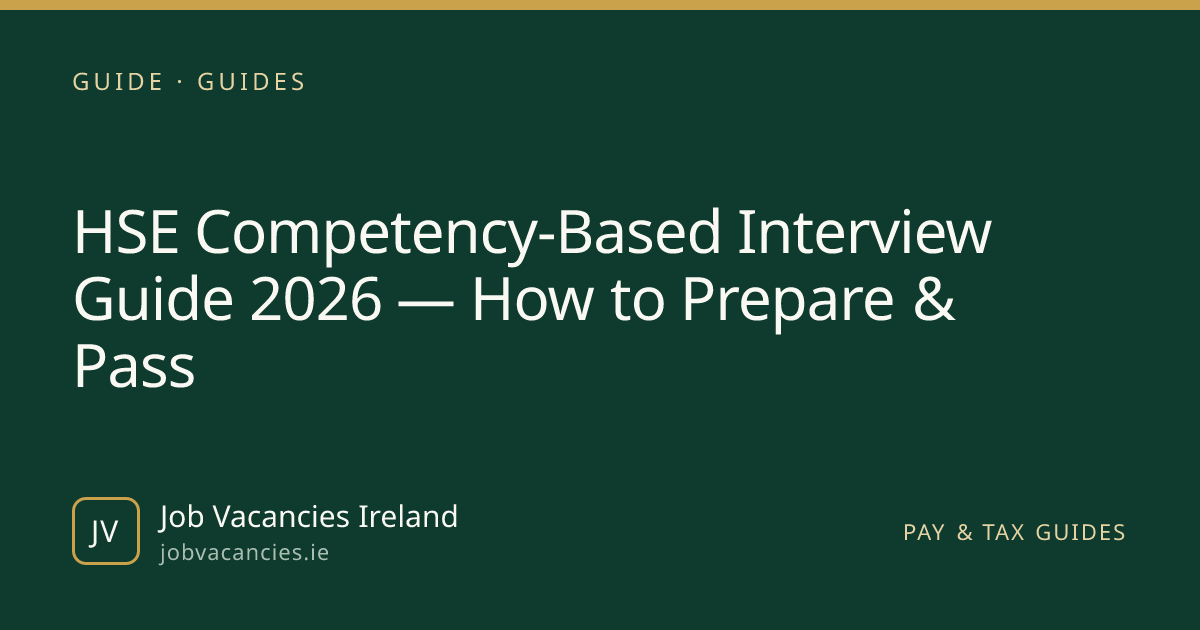 HSE Competency-Based Interview Guide 2026 — How to Prepare & Pass | Job ...