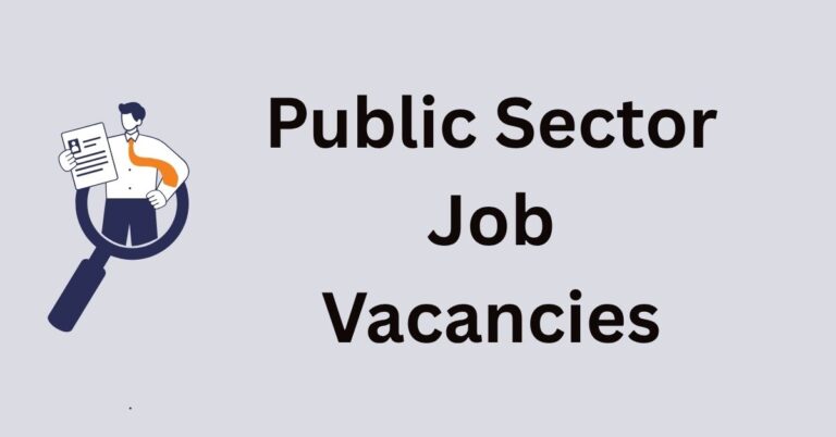 public sector job vacancies