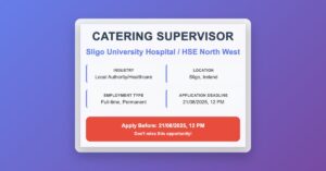 catering supervisor suh