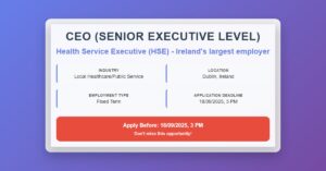 hse ceo vacancy