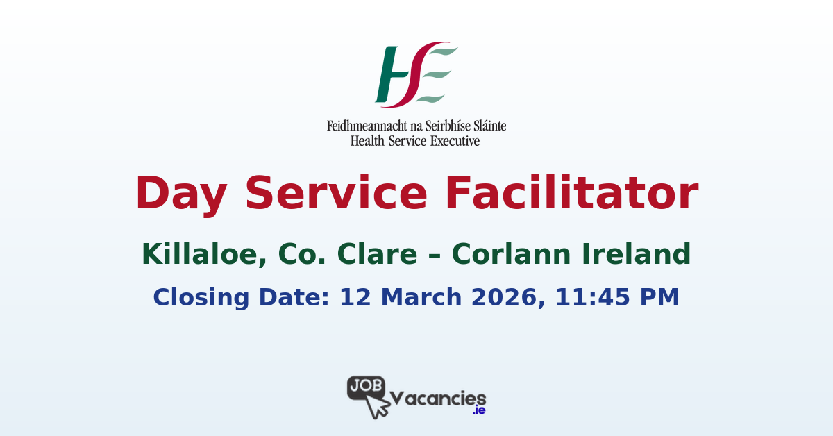 Day Service Facilitator – Clare Jobs