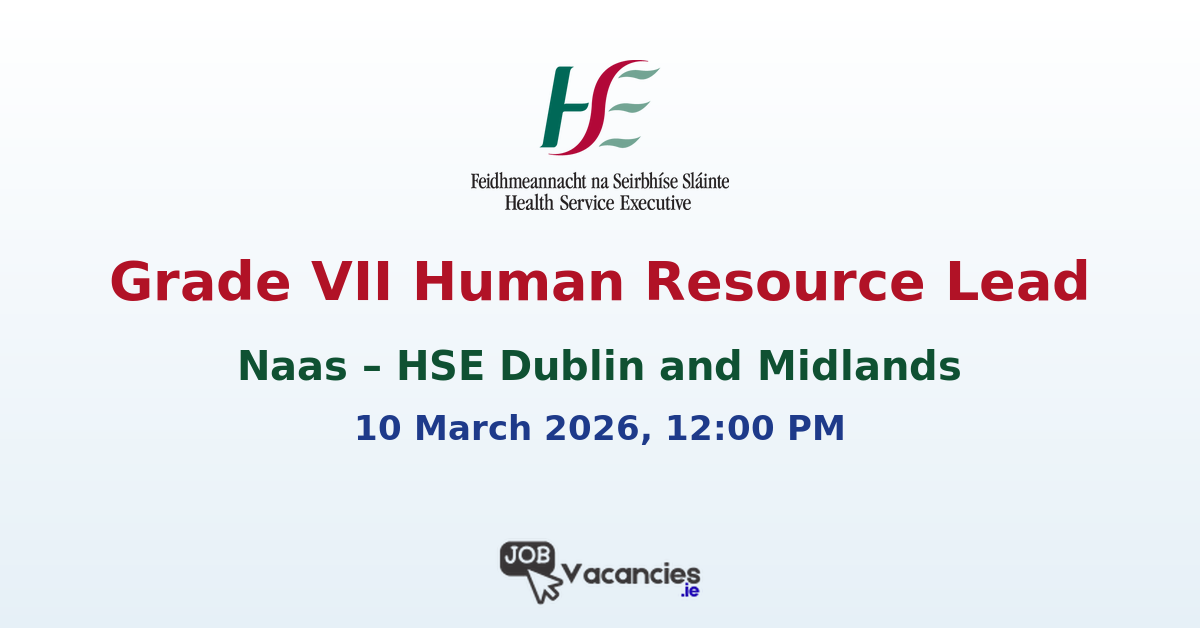 Grade VII Human Resource Lead – Naas
