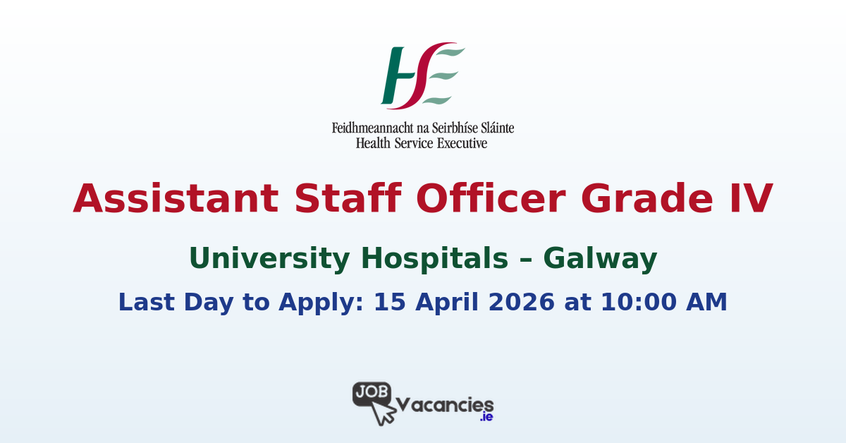 Assistant Staff Officer Grade IV Galway