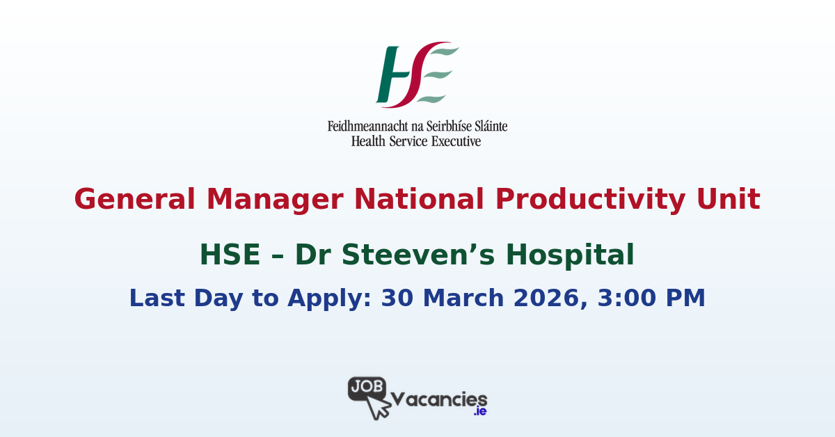 General Manager National Productivity Unit