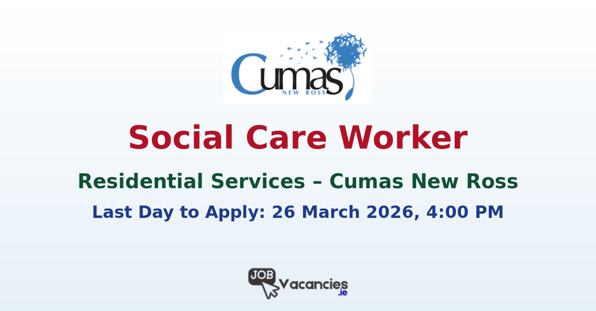 Social Care Worker Wexford – Residential Services