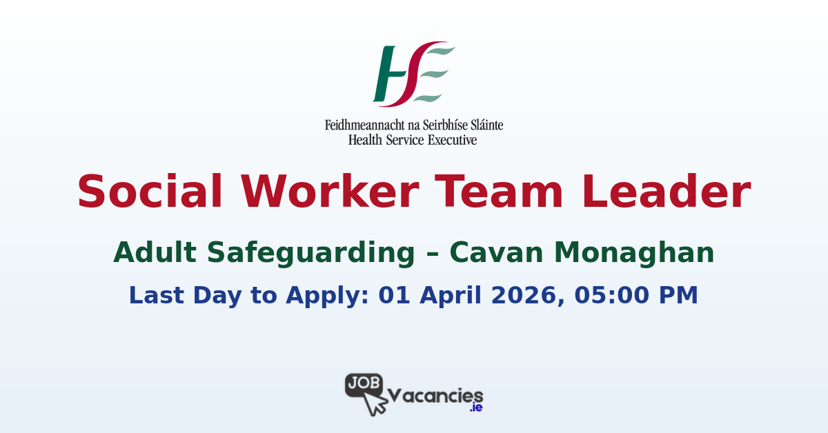 Social Worker Team Leader Adult Safeguarding