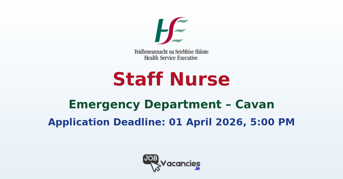 Staff Nurse Emergency Department Cavan