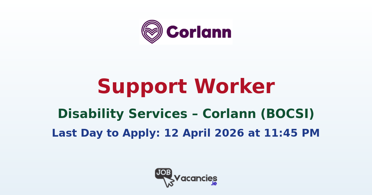 Support Worker Disability Services Clare