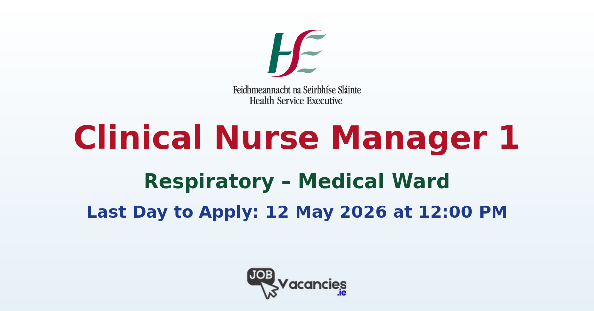 Clinical Nurse Manager 1 – Respiratory Medical Ward