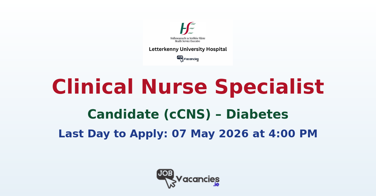Clinical Nurse Specialist Candidate (cCNS) – Diabetes