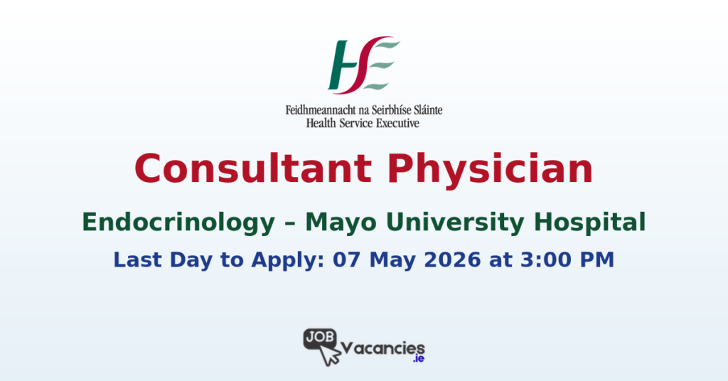Consultant Physician Endocrinology Mayo Hospital