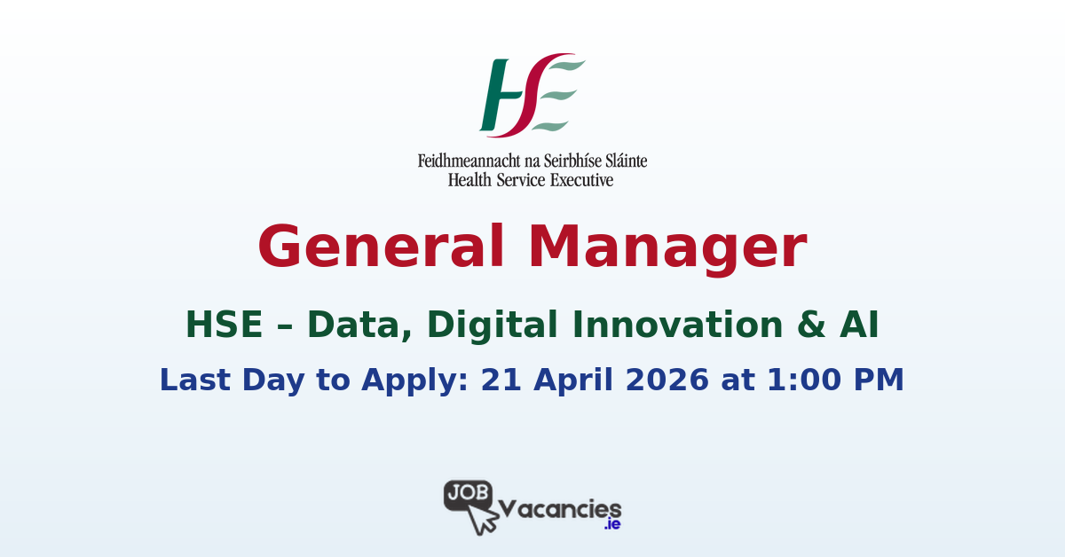 General Manager Data, Digital Innovation & AI