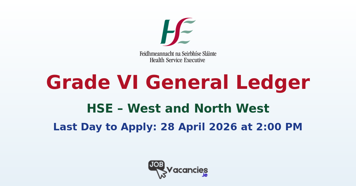 Grade VI General Ledger Job Galway