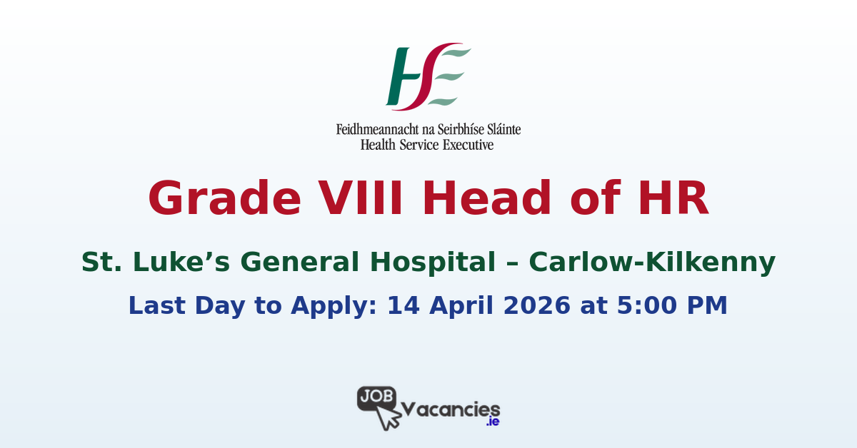 Grade VIII Head of Human Resources Kilkenny