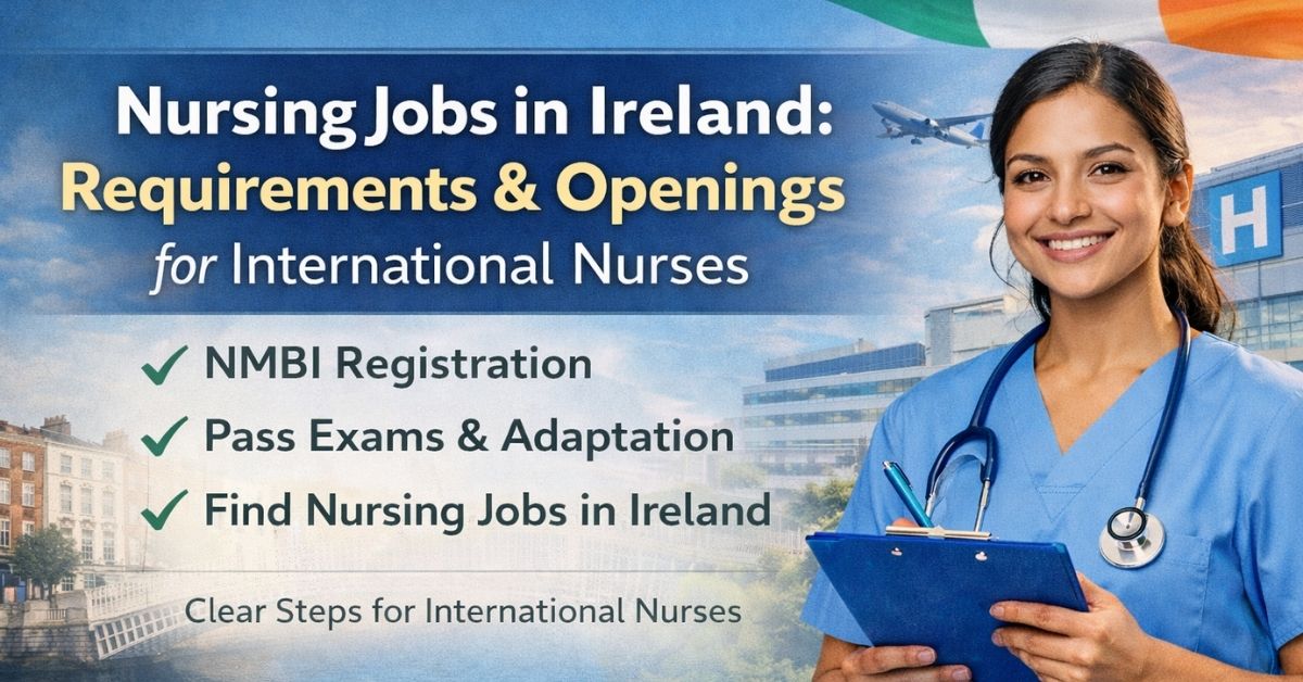 Complete Guide: How to Become a Nurse in Ireland (Step-by-Step for International Applicants)