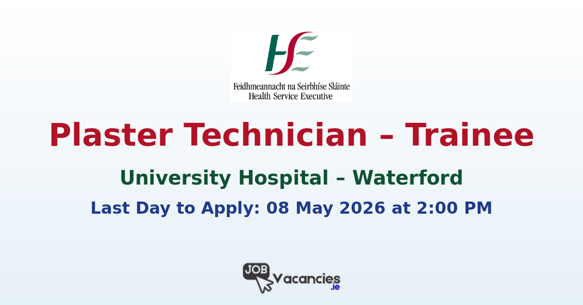 Plaster Technician – Trainee