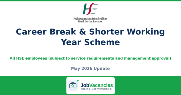 Career Break Shorter Working Year Scheme Green 1779722420