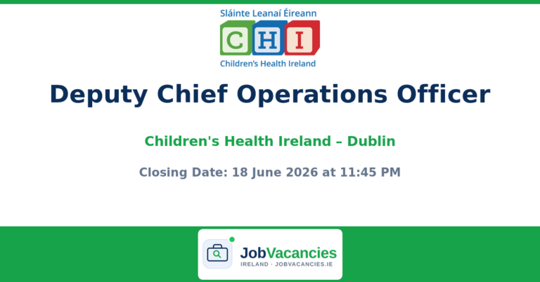 Deputy Chief Operations Officer Green 1780267476