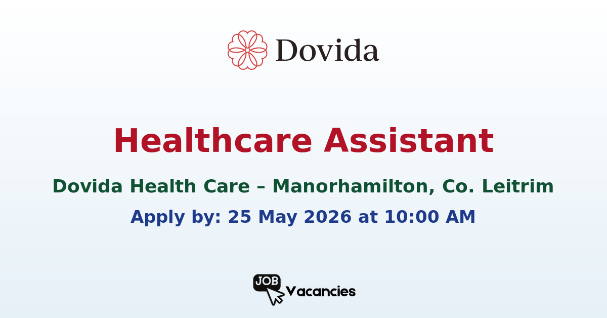 Healthcare Assistant – Dovida – Manorhamilton, County Leitrim
