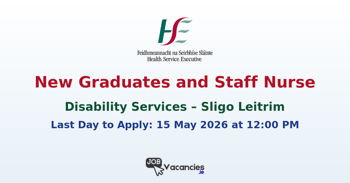 New Graduates and Staff Nurse Disability Services – Sligo Leitrim