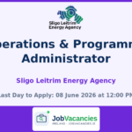 Operations & Programme Administrator – Sligo Leitrim Energy Agency