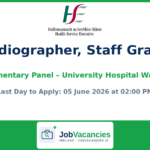 Radiographer, Staff Grade (Supplementary) – University Hospital Waterford