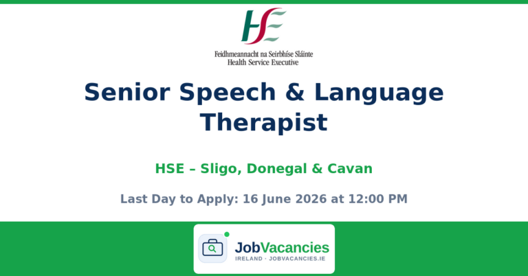 Senior Speech Language Therapist Green 1780043592