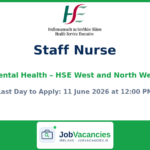 Staff Nurse Mental Health Jobs in Donegal — HSE West and North West