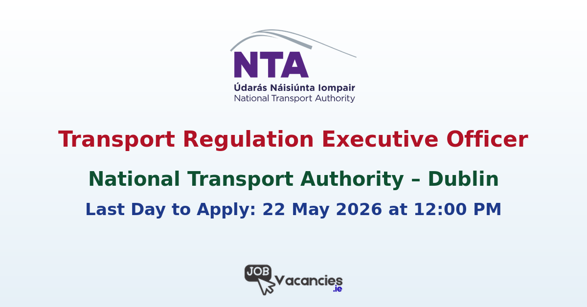 Transport Regulation Executive Officer – Dublin