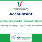 Treasury and Working Capital Accountant Job — Stewarts Hospital, Dublin