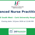 Advanced Nurse Practitioner Candidate (Paediatrics) — Cork University Hospital