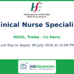 Clinical Nurse Specialist — Kerry Memory Assessment and Support Service, Tralee