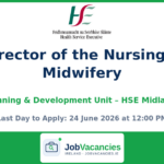 Director of the Nursing & Midwifery Planning & Development Unit — HSE Midlands, Tullamore