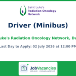 Driver (Minibus) — St Luke’s Radiation Oncology Network