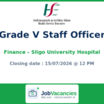 Grade V Staff Officer – Finance | Sligo University Hospital