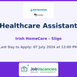Healthcare Assistant — Irish HomeCare, Sligo Town & Grange