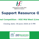 Home Support Resource Officer — HSE Mid West, Limerick