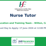 Nurse Tutor — Cork University Hospital, Wilton, Cork