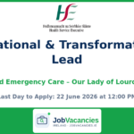 Operational and Transformational Lead, Unscheduled Emergency Care — Our Lady of Lourdes Hospital, Drogheda