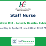 Staff Nurse Jobs at Connolly Hospital, Dublin — Stroke Unit