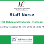 Staff Nurse Jobs in Mullingar, Tullamore & Portlaoise — HSE Dublin and Midlands
