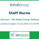 Staff Nurse – Disability Services | The Rehab Group | Stillorgan, Dublin