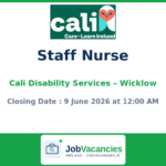 Staff Nurse – Disability Services | Cali Centres, Co. Wicklow