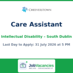 Intellectual Disability Care Assistant Jobs in South Dublin