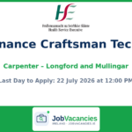 Maintenance Craftsman Technician Carpenter — Longford and Mullingar