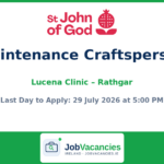 Maintenance Craftsperson Jobs Rathgar | Lucena Clinic