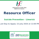 Resource Officer for Suicide Prevention Jobs in Limerick