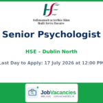 Senior Psychologist Jobs Dublin North – HSE
