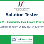 Grade VI Solution Tester – Community Care Record Programme